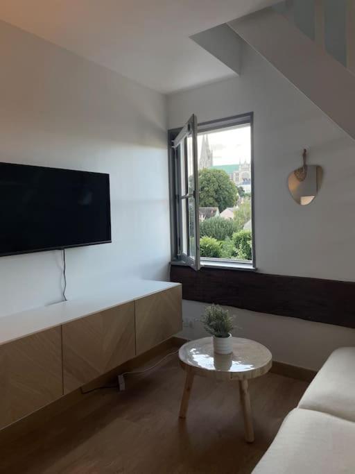 Duplex Bord De L'Eure - Parking Inclus - Jolie Vue Sur La Cathedrale Διαμέρισμα Σαρτρ Εξωτερικό φωτογραφία