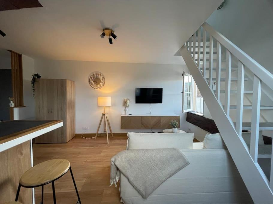 Duplex Bord De L'Eure - Parking Inclus - Jolie Vue Sur La Cathedrale Διαμέρισμα Σαρτρ Εξωτερικό φωτογραφία
