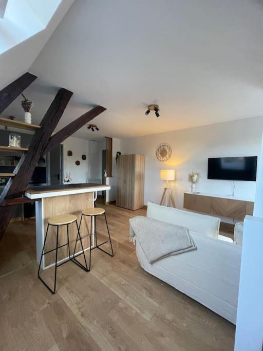 Duplex Bord De L'Eure - Parking Inclus - Jolie Vue Sur La Cathedrale Διαμέρισμα Σαρτρ Εξωτερικό φωτογραφία
